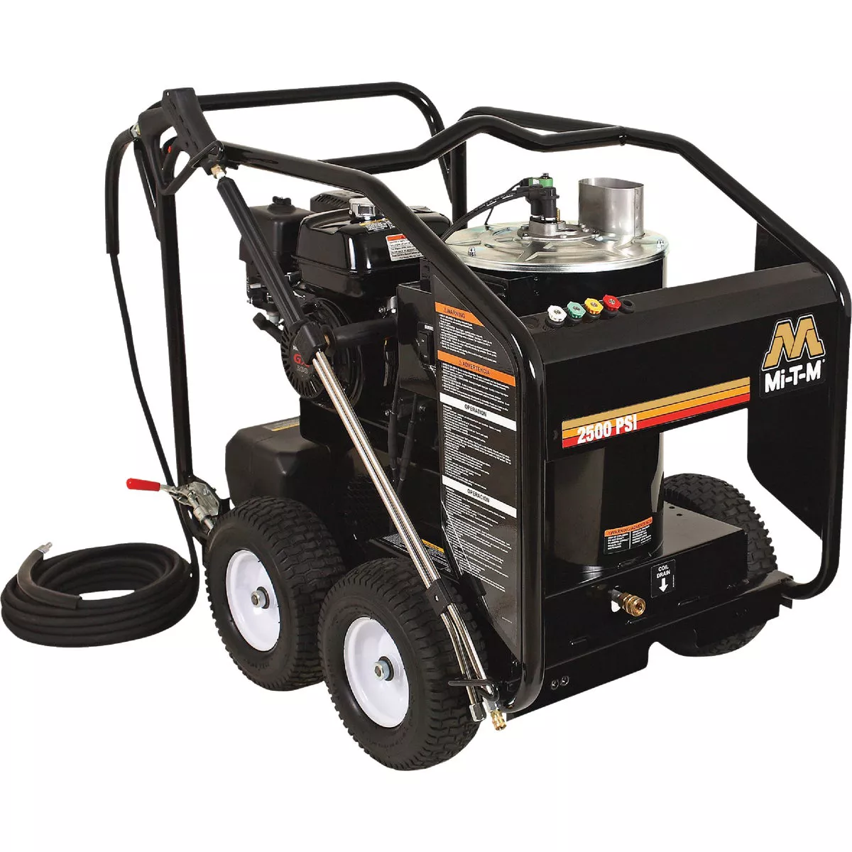 Mi-T-M HSP Series 2500 psi 2.6 GPM Hot Water Gas Pressure Washer