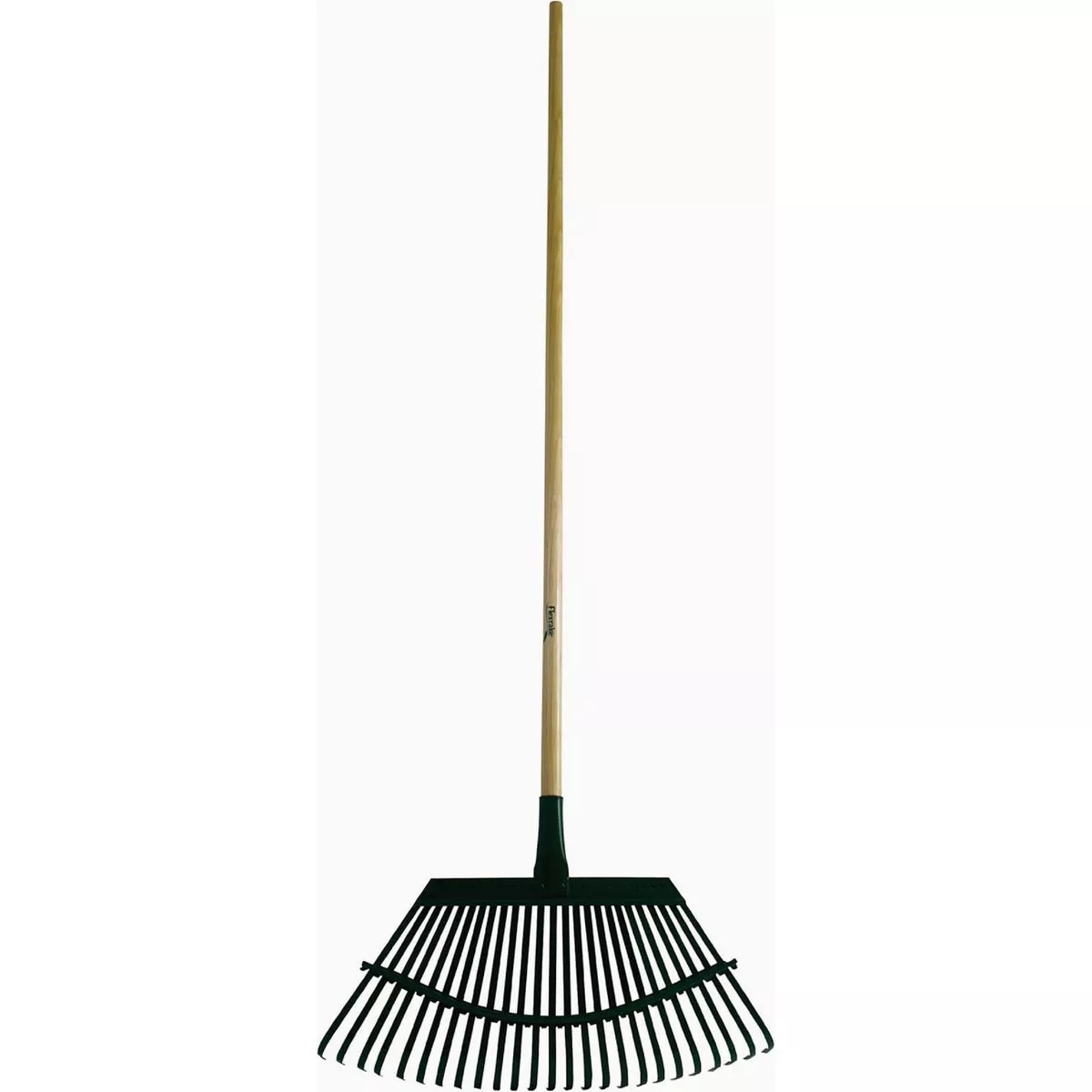 Flexrake 19 In. Lawn Rake with 48 In. Wood Handle (25-Tine)