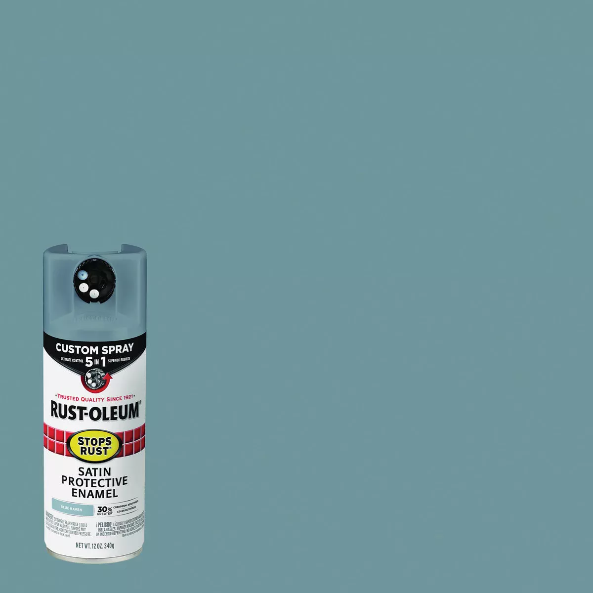 Rust-Oleum Stops Rust 12 Oz. Custom Spray 5 in 1 Satin Spray Paint ...
