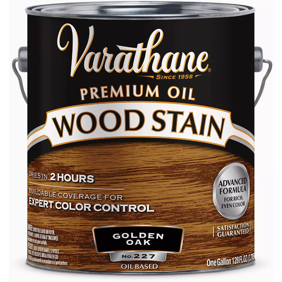 Varathane Premium Oil-Based Interior Wood Stain, Golden Oak, 1 Gal.