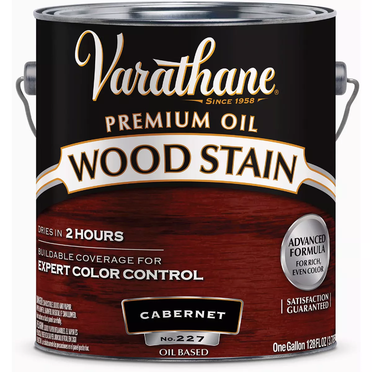 Varathane Premium Oil-Based Interior Wood Stain, Cabernet, 1 Gal.