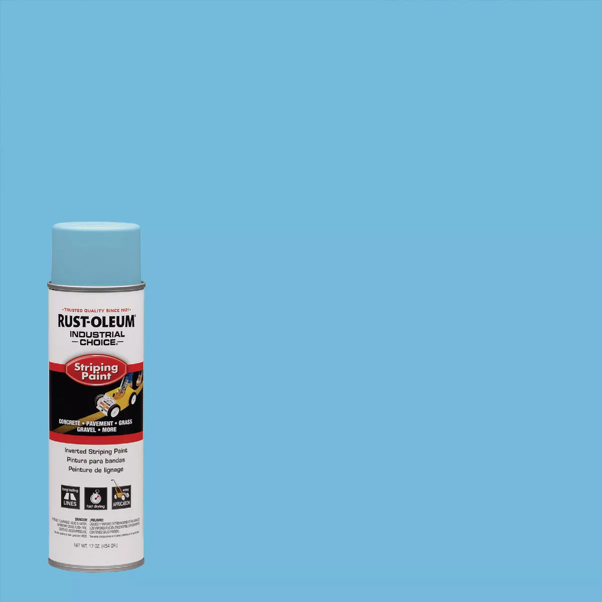 Rust-Oleum Industrial Choice S1600 System Inverted Striping Paint 17 Oz. Blue
