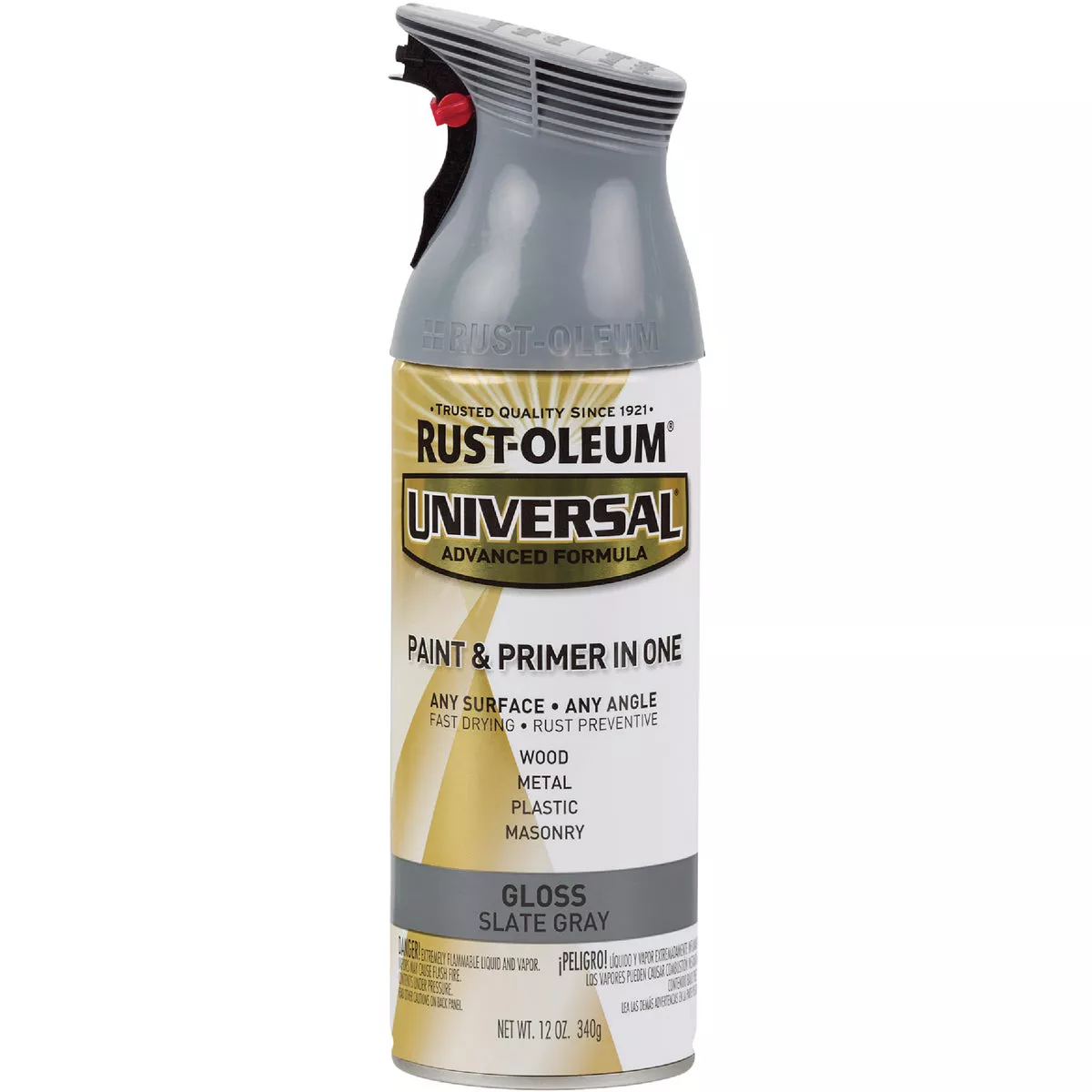 Rust-Oleum Universal 12 Oz. Gloss Slate Gray Spray Paint