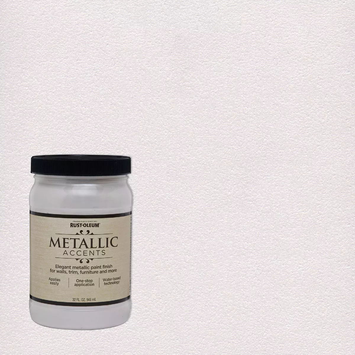 Rust-Oleum 32 Oz. Metallic Accents Paint, White Pearl