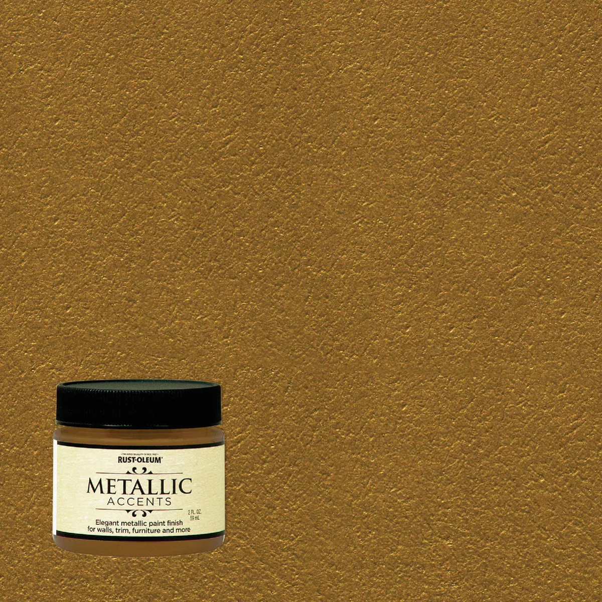 Rust-Oleum 2 Oz. Metallic Accents Paint, Gold Mine