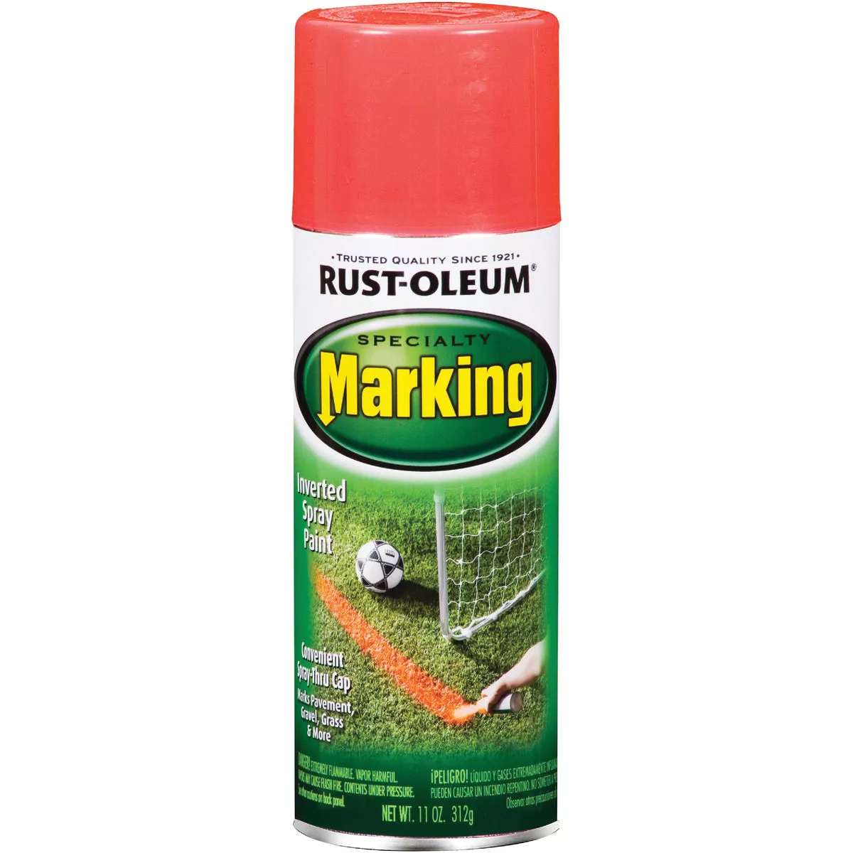 Rust-Oleum Fluorescent Red 11 Oz. Inverted Specialty Marking Spray Paint