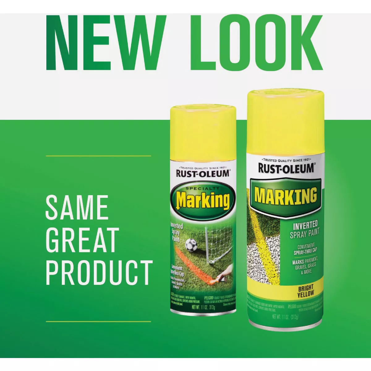 Rust-Oleum Bright Yellow 11 Oz. Inverted Specialty Marking Spray Paint ...
