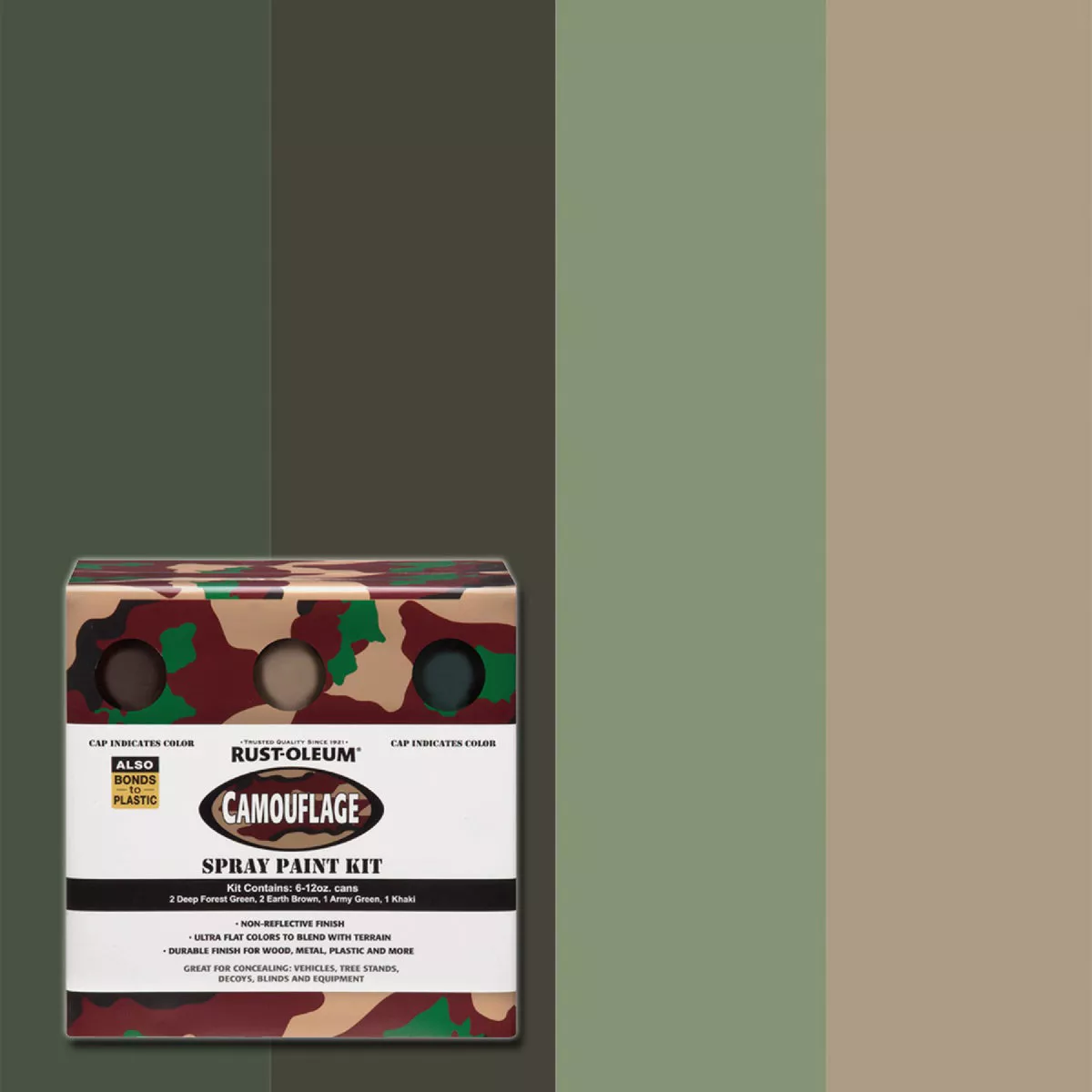 Rust-Oleum 12 Oz. Camouflage Spray Paint Kit