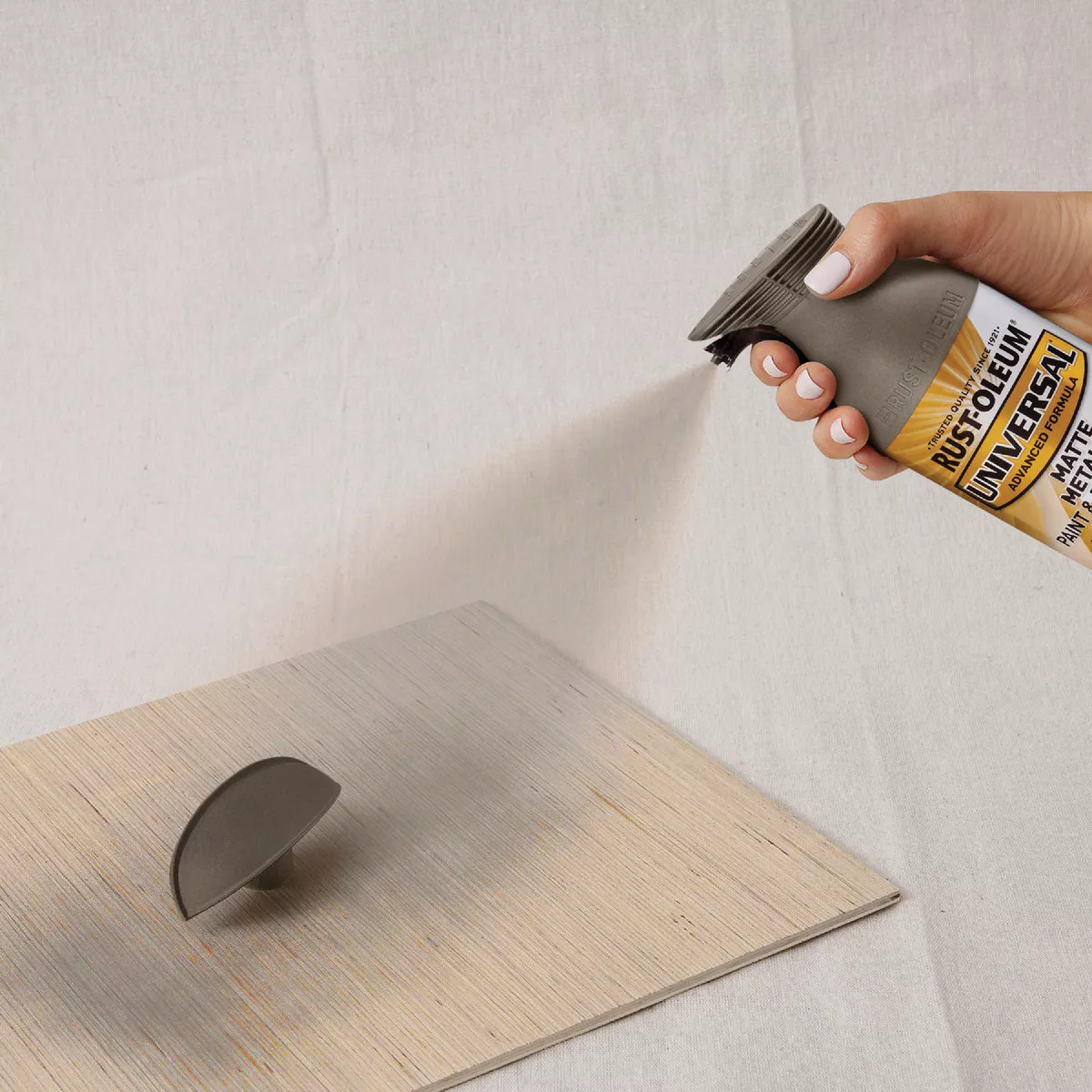 Rust-Oleum Universal 11 Oz. Metallic Flat Chestnut Spray Paint- - photo 5
