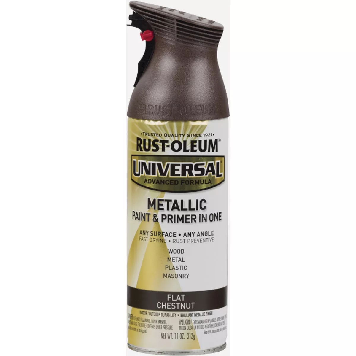 Rust-Oleum Universal 11 Oz. Metallic Flat Chestnut Spray Paint- - photo 7