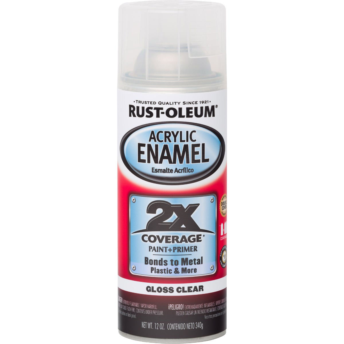 Rustoleum clear hot sale gloss enamel