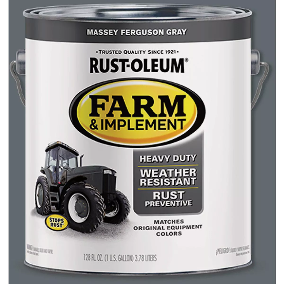 Rust-Oleum Farm & Implement Paint, Gloss Massey Ferguson Gray, 1 Gal.