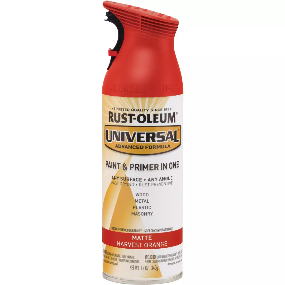 Rust-Oleum Universal 12 Oz. Matte Harvest Orange Spray Paint