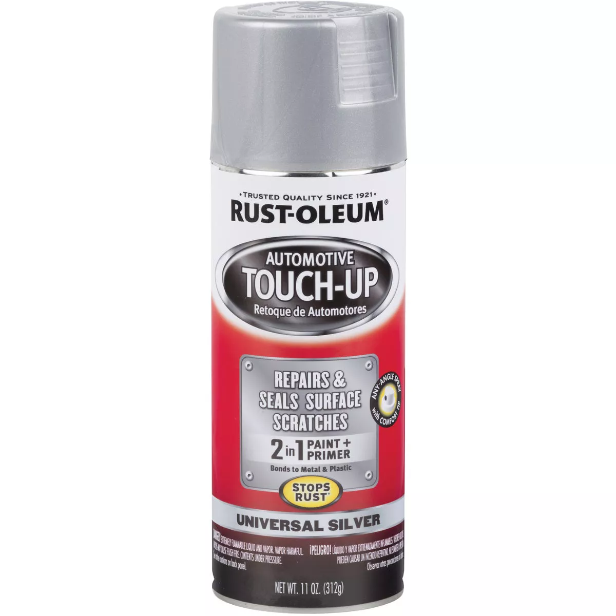 Rust-Oleum Bright Gloss Silver 11 Oz. Automotive Touch Up Spray Paint