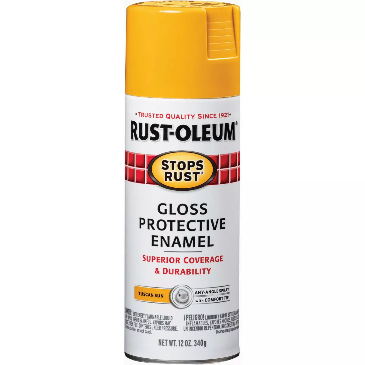 Rust-Oleum Stops Rust Enamel Gloss Tuscan Sun -12 oz