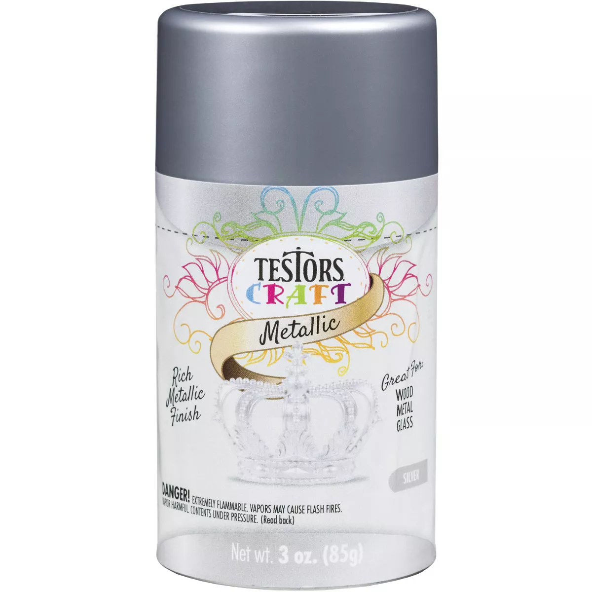 Testors Silver Metallic 3 Oz. Spray Paint