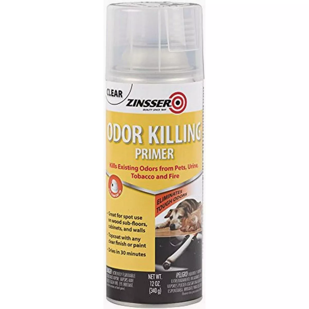 Zinsser 12 Oz. Odor Killing Clear Spray Primer