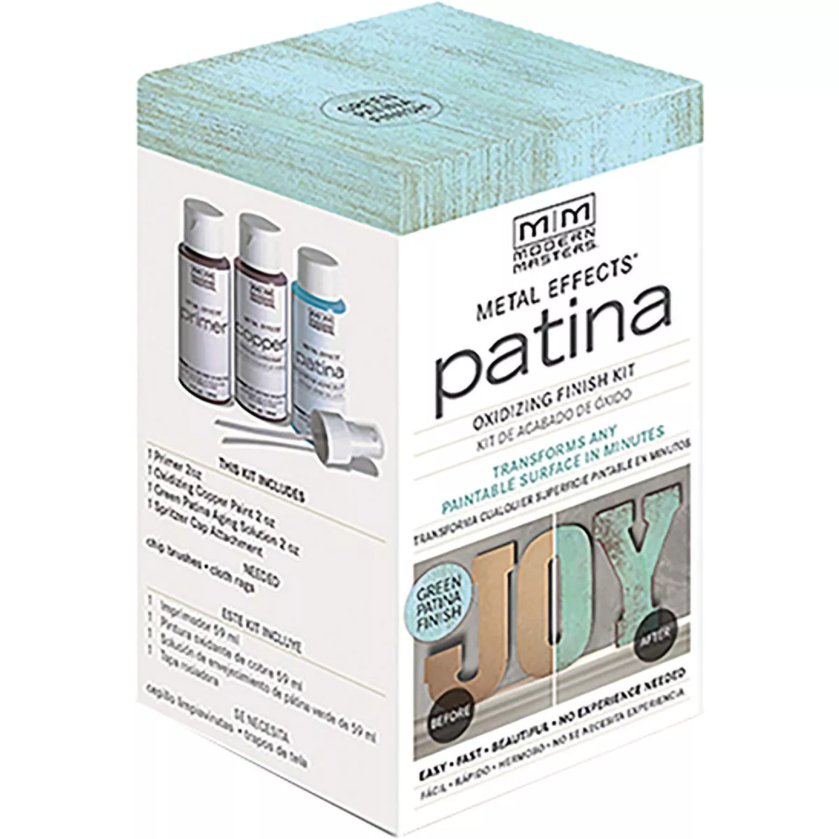 Modern Masters Green Patina Metal Effects Paint Oxidizing Finish Kit