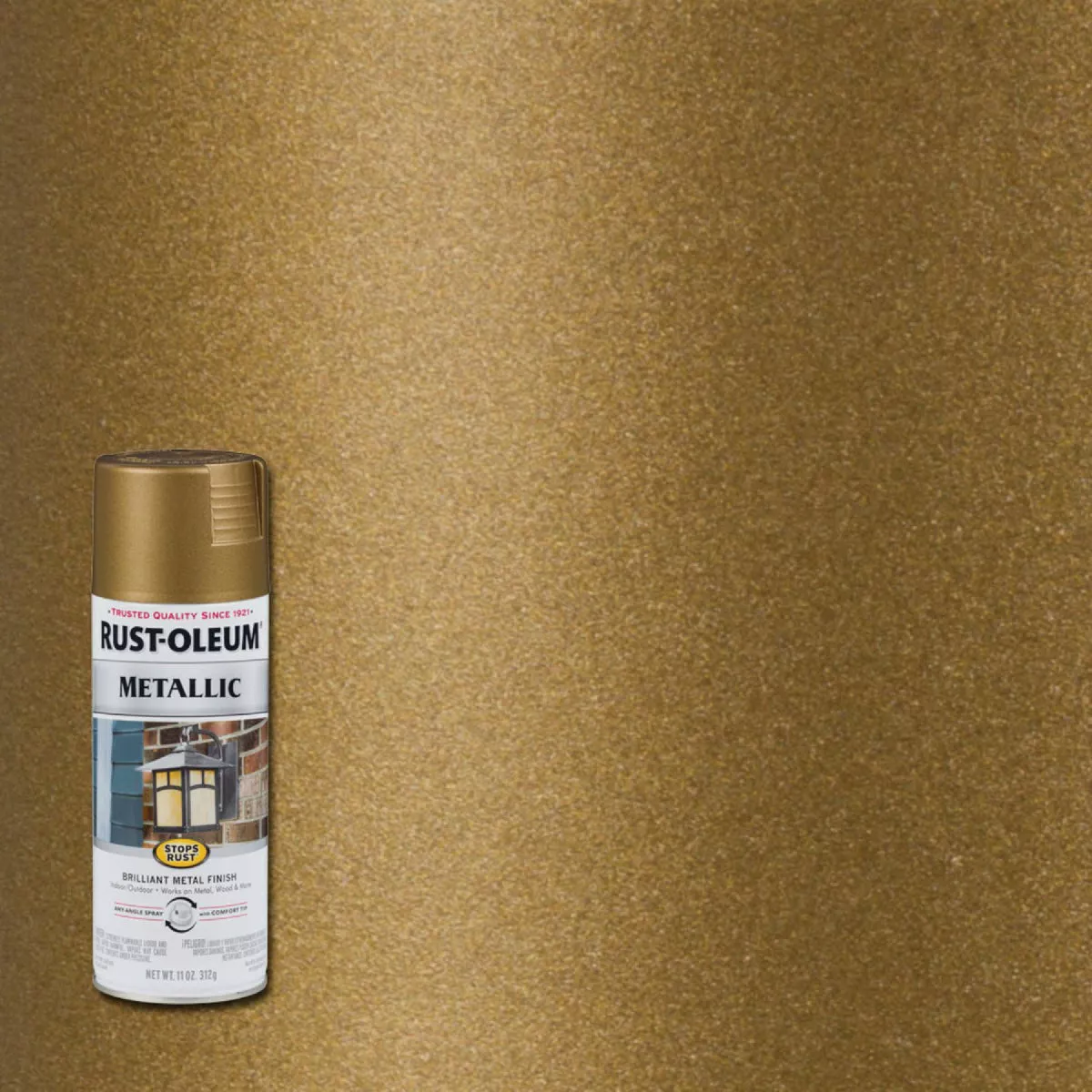 Rust-Oleum Stops Rust 11 Oz. Vintage Metallic Spray Paint, Champagne Bronze