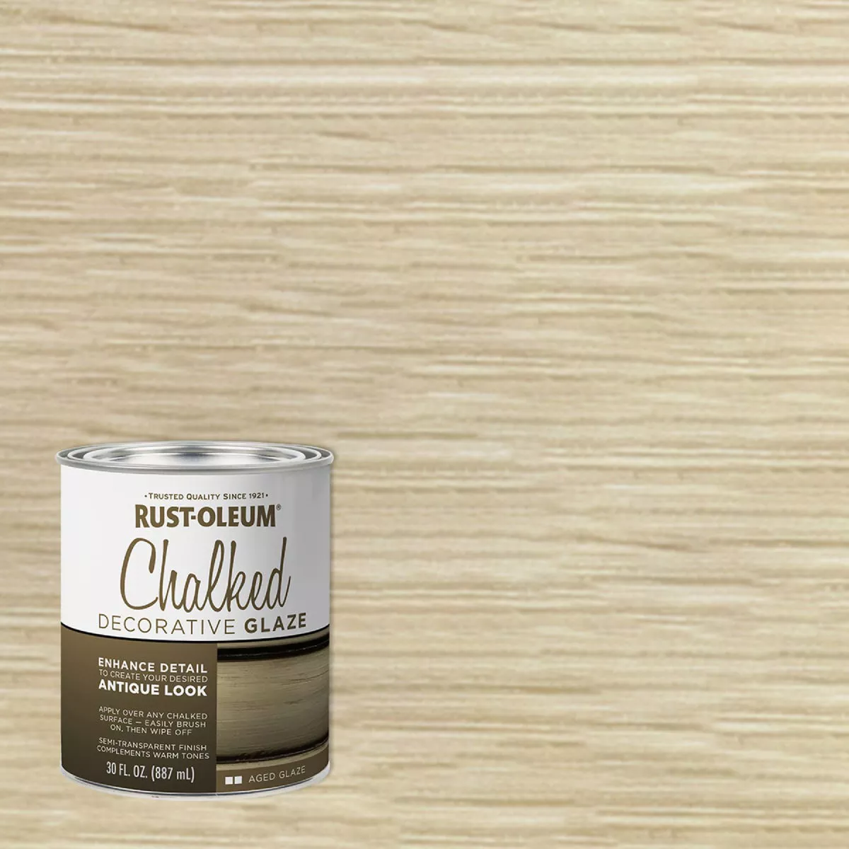 Rust-Oleum Chalked Ultra Matte Decorative Glaze, 30 Oz. Aged Glaze