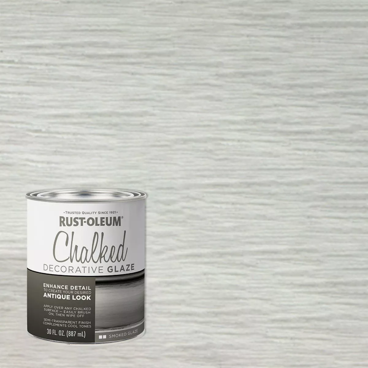 Rust-Oleum Chalked Ultra Matte Decorative Glaze, 30 Oz. Smoked Glaze