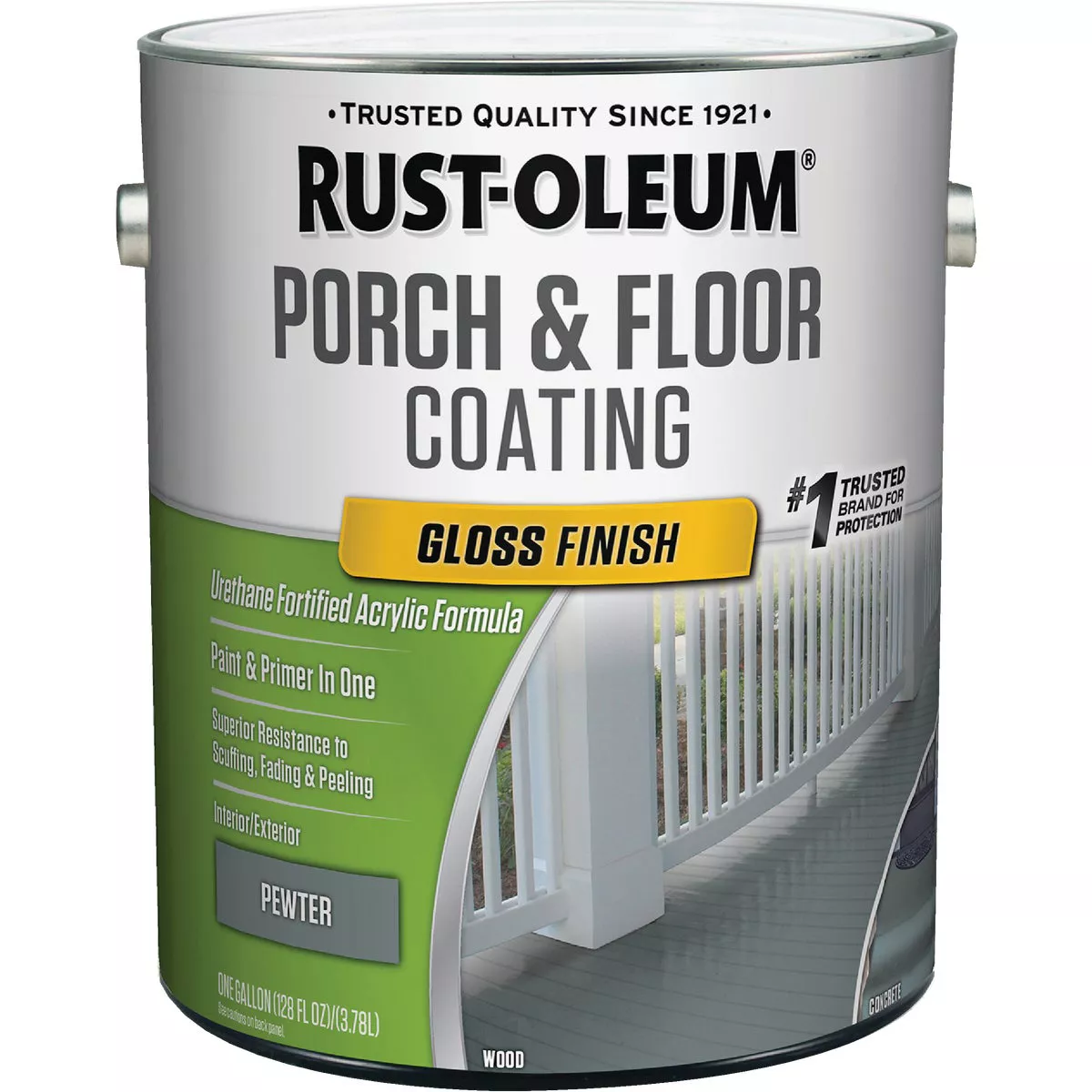 Rust-Oleum 1 Gal. Pewter Acrylic Porch & Floor Enamel