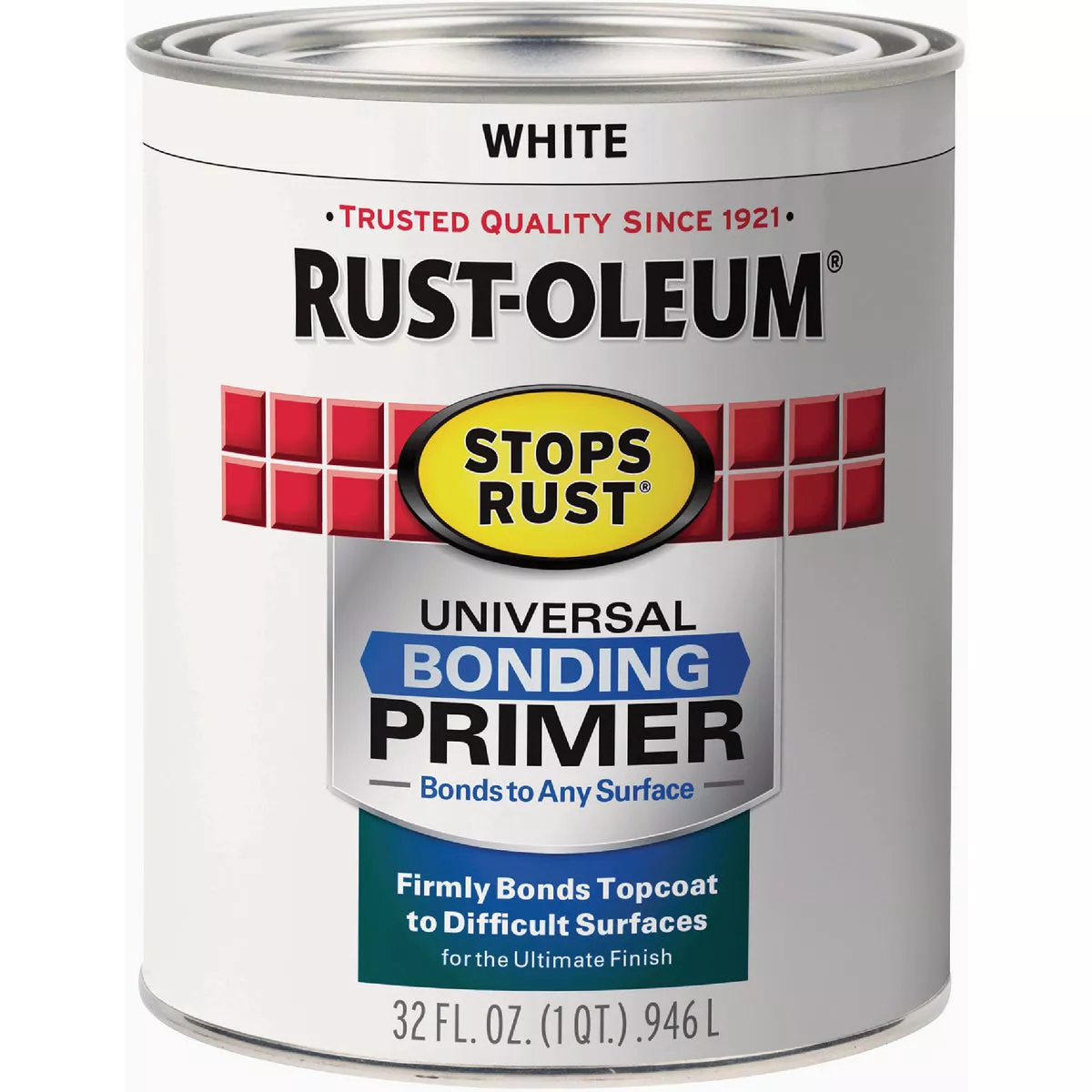 Rust-Oleum Stops Rust Flat White 1 Qt. Universal Bonding Primer