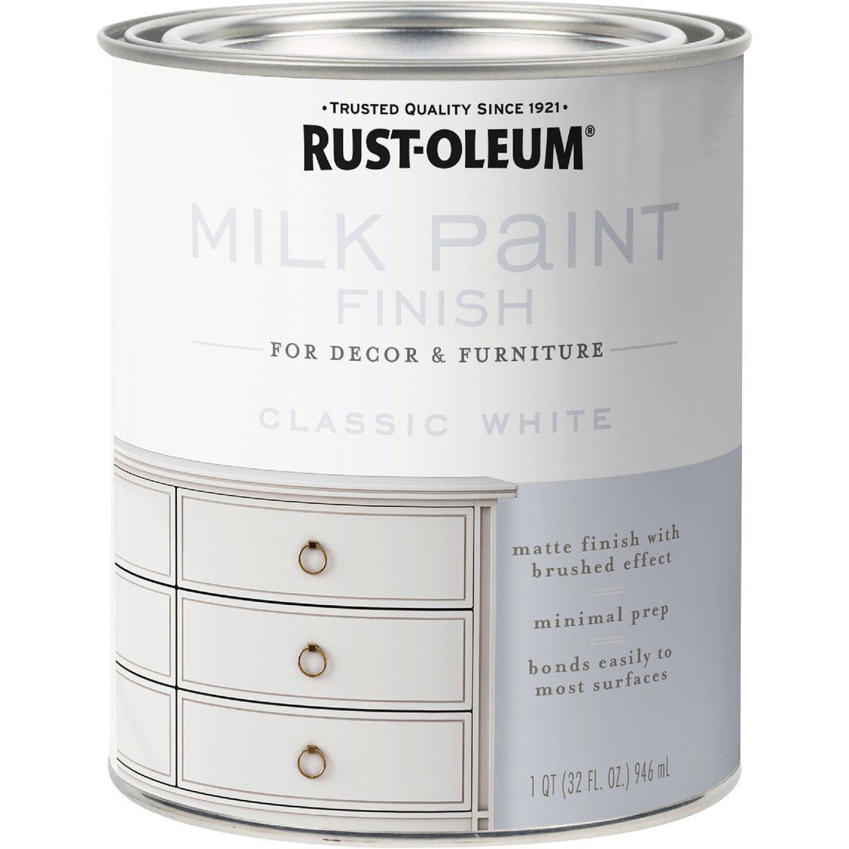 RustOleum Qt. Classic White Milk Paint Do it Best
