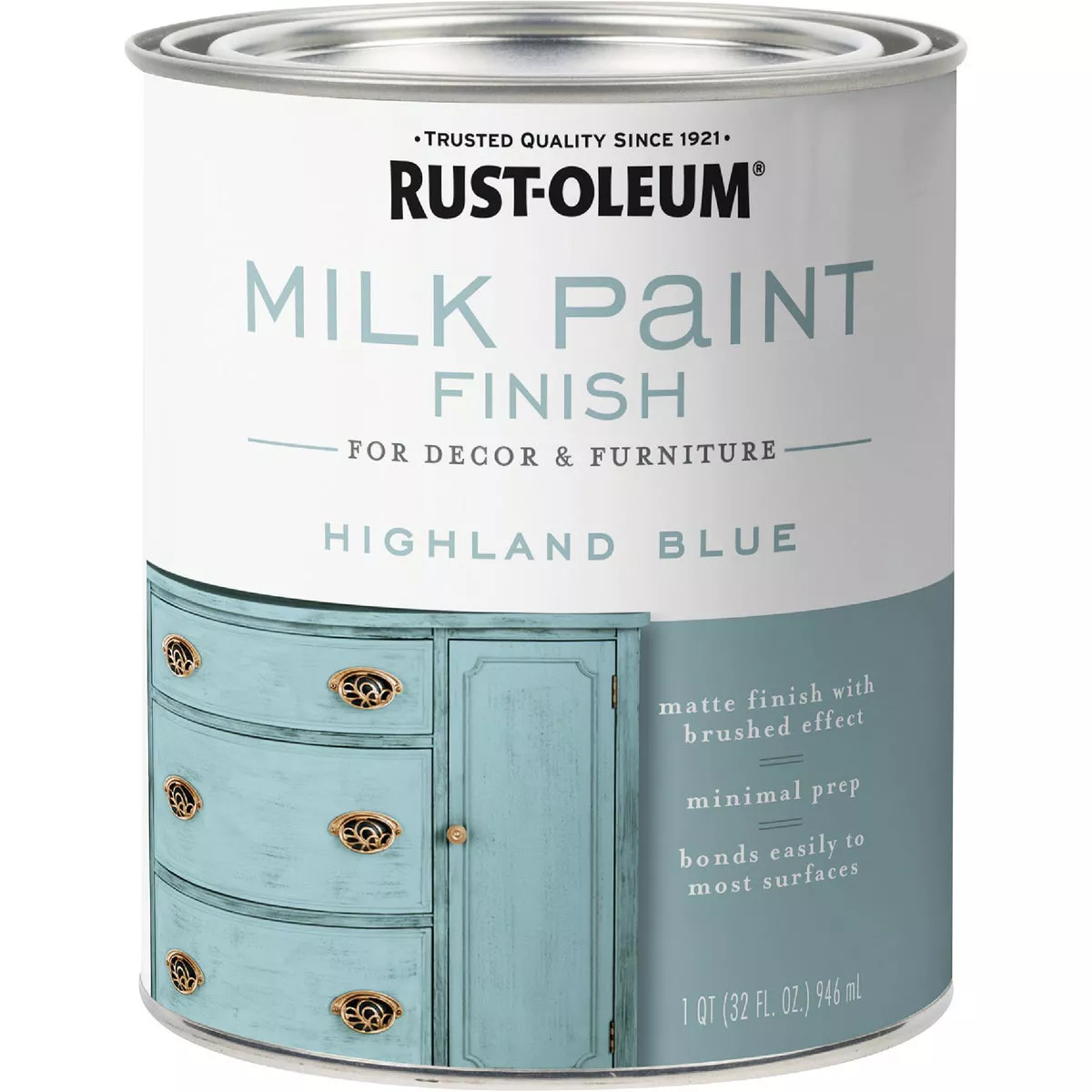 Rust-Oleum Qt. Highland Blue Milk Paint