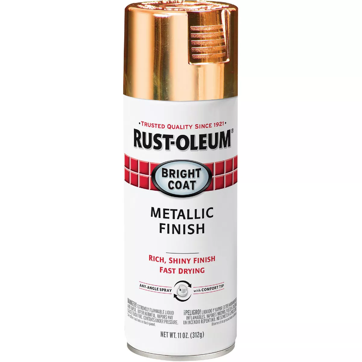 Rust-Oleum Bright Coat Metallic 11 Oz. Rose Gold Spray Paint