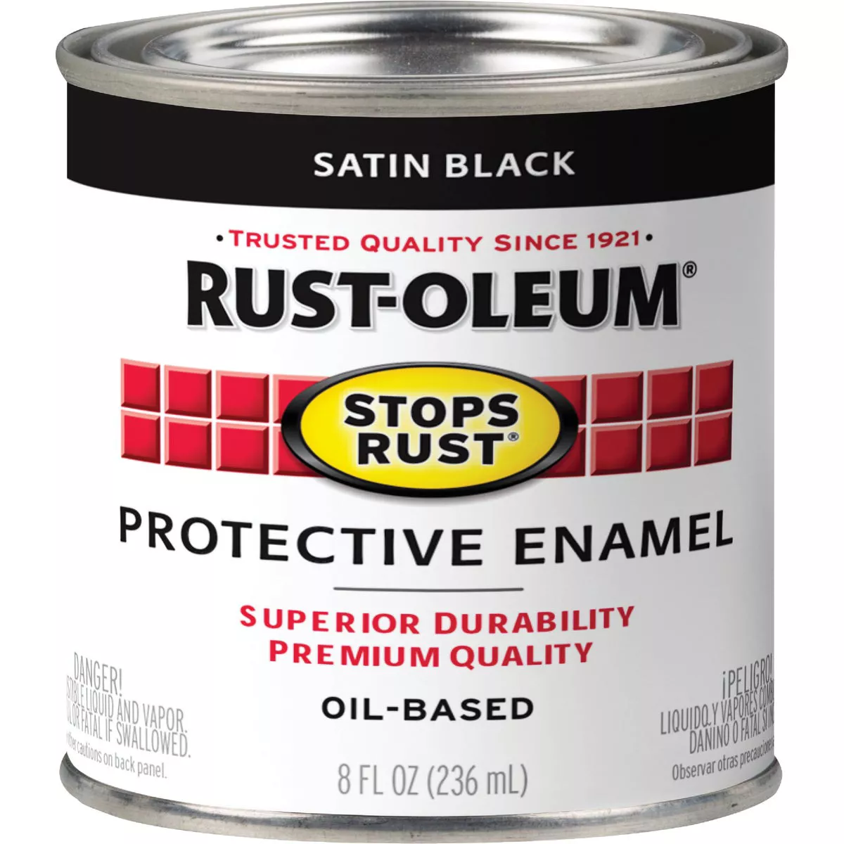 Rust-Oleum Stops Rust Enamel Satin Black (100 Voc )-HP