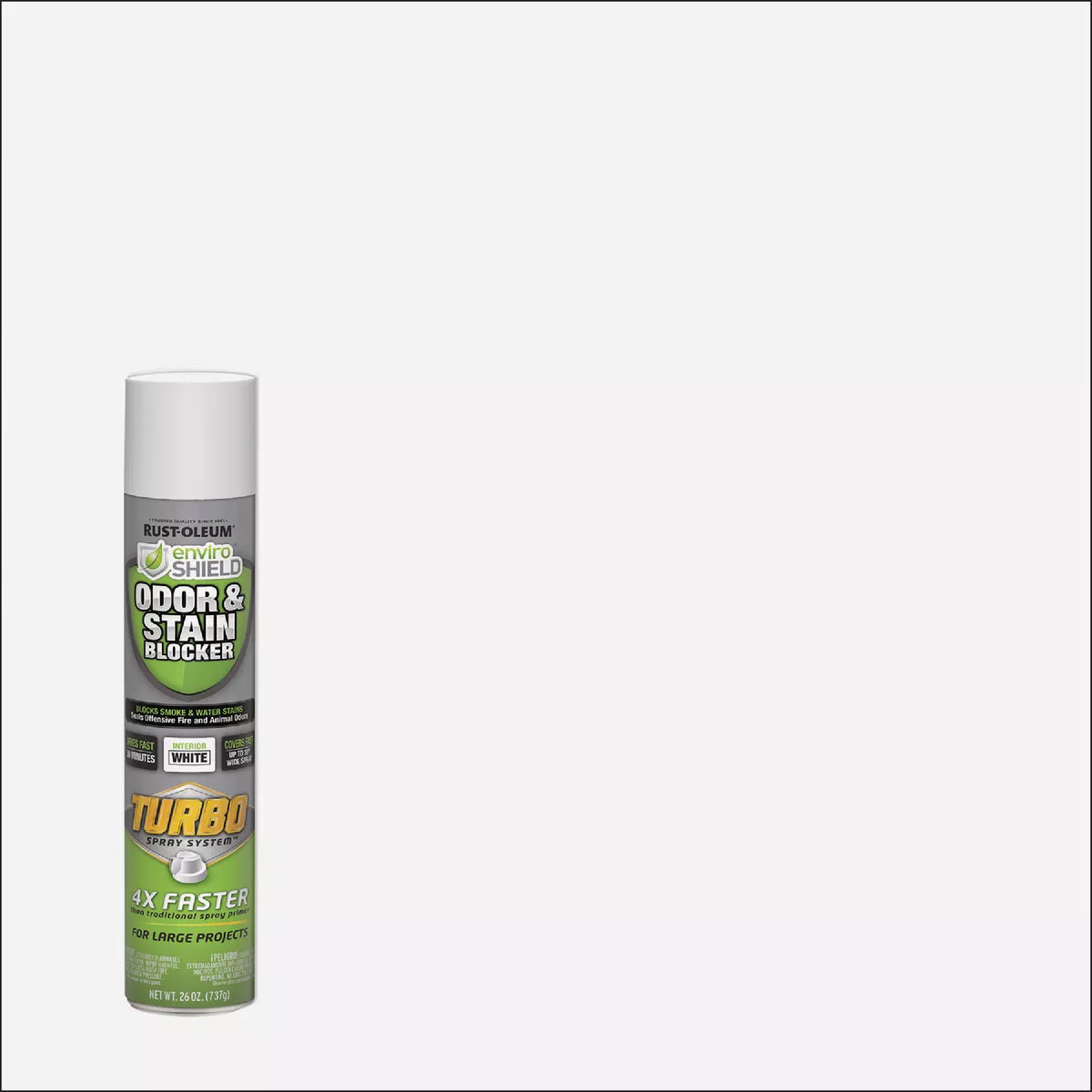 Enviroshield Odor & Stain Blocker 26 Oz. Turbo White Spray