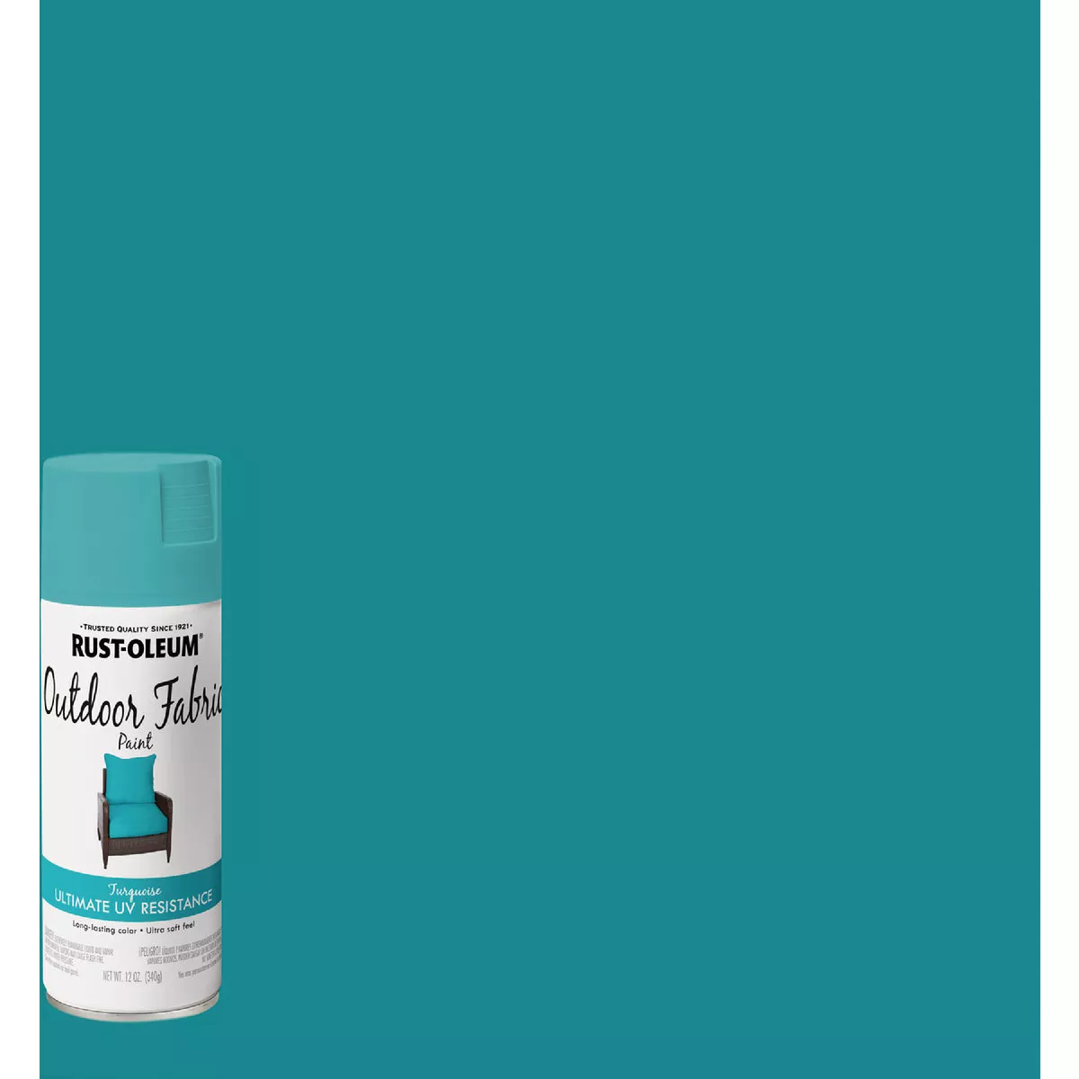 Rust-Oleum 12 Oz. Turquoise Outdoor Fabric Spray Paint