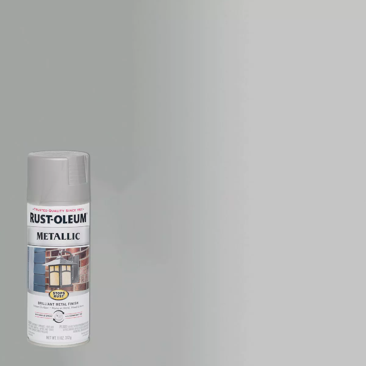 Rust-Oleum Stops Rust 11 Oz. Metallic Spray Paint, Matte Nickel