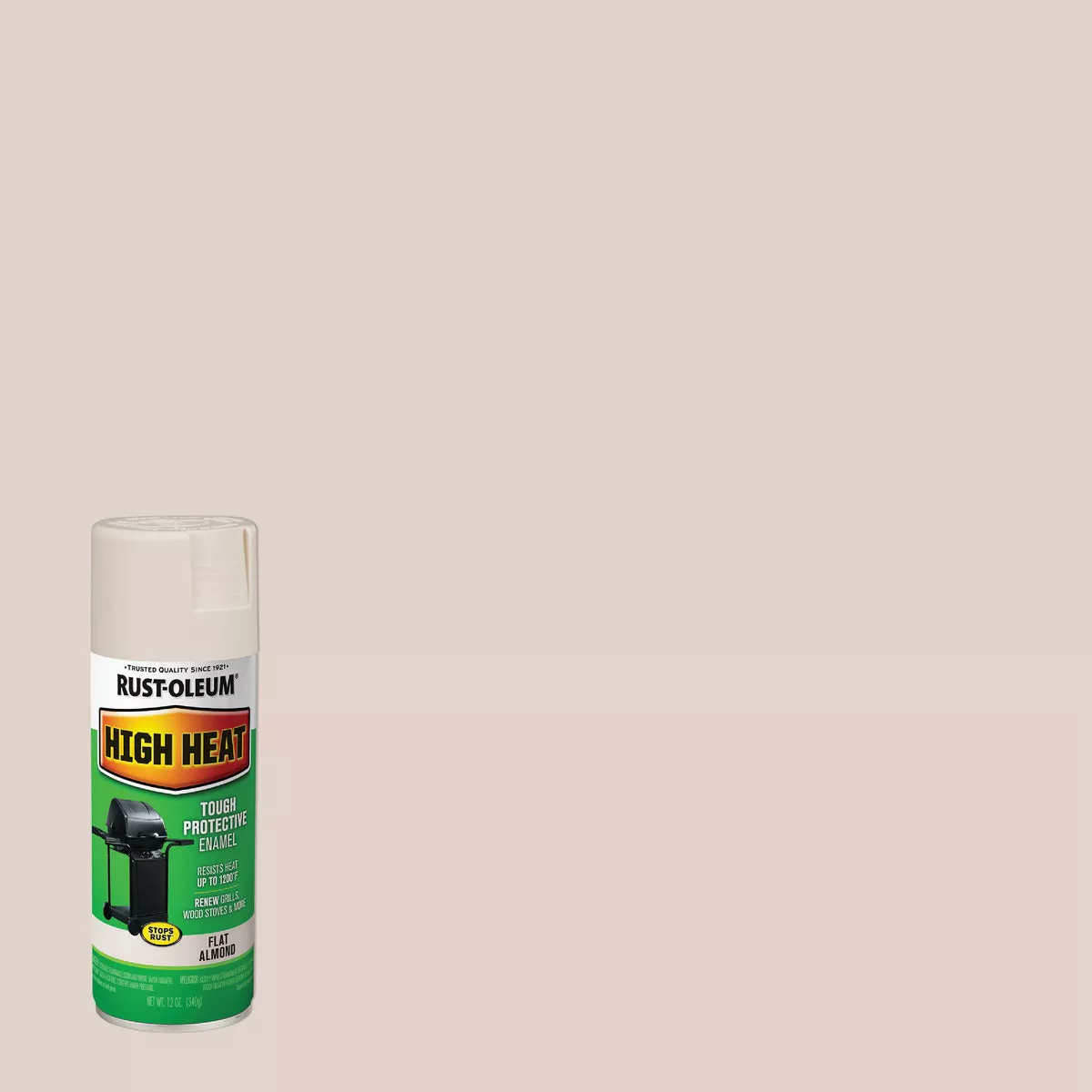 Rust-Oleum 12 Oz. Almond High Heat Spray Paint