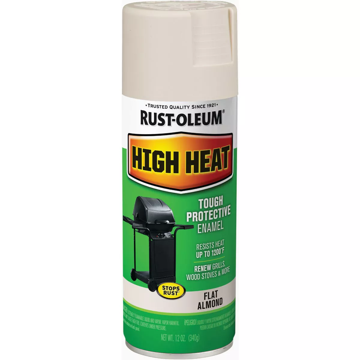 Rust-Oleum 12 Oz. Almond High Heat Spray Paint - photo 7