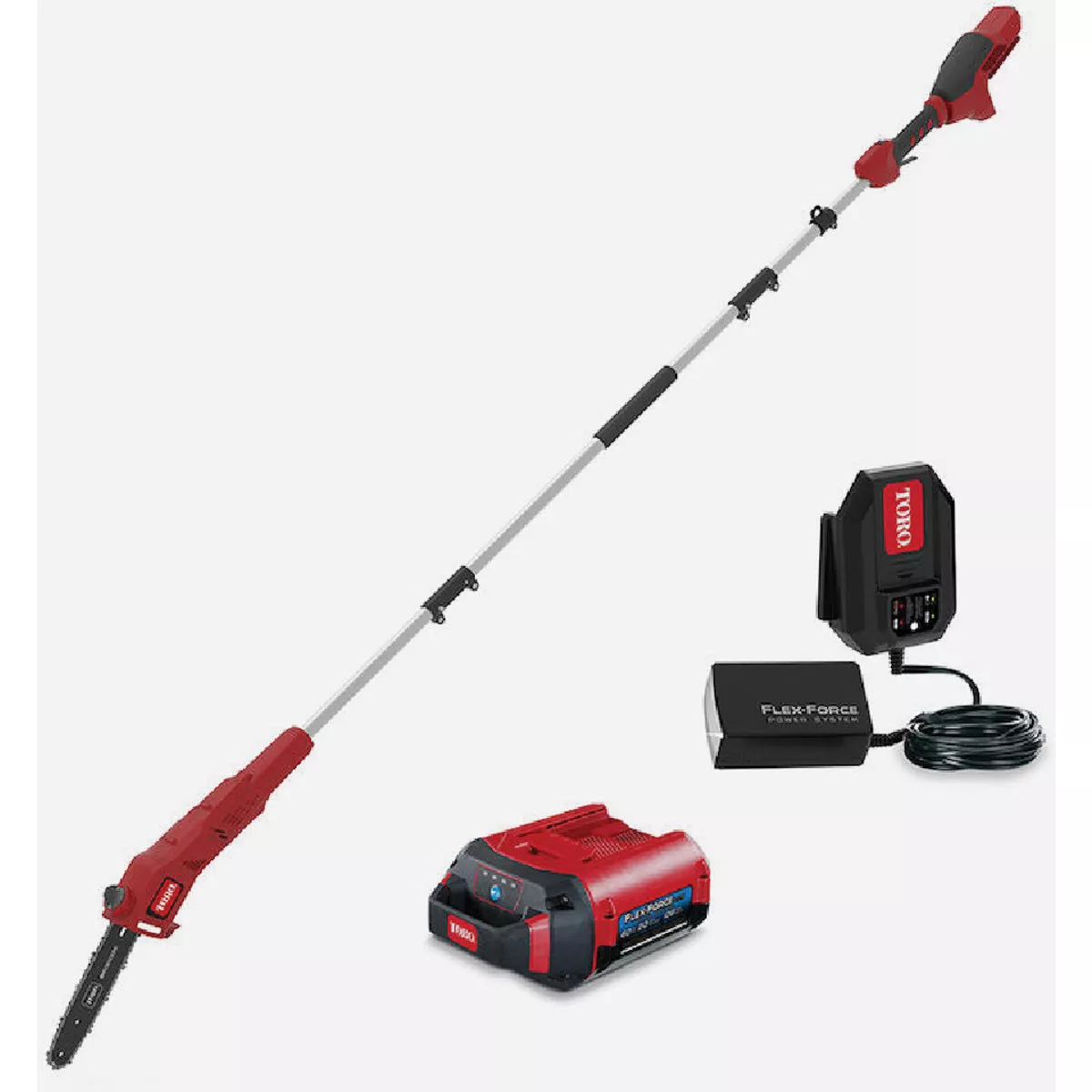 Toro 60V MAX Brushless 10 In. Cordless Pole Saw Kit with 2.0 Ah Battery & Charger