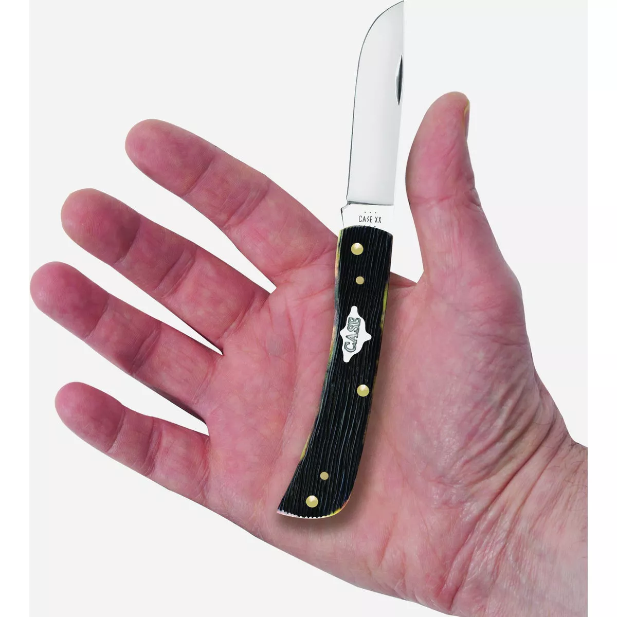 Case 2.8 In. Purple Bone Barnboard Jig Sod Buster Jr. Pocket Knife - photo 2