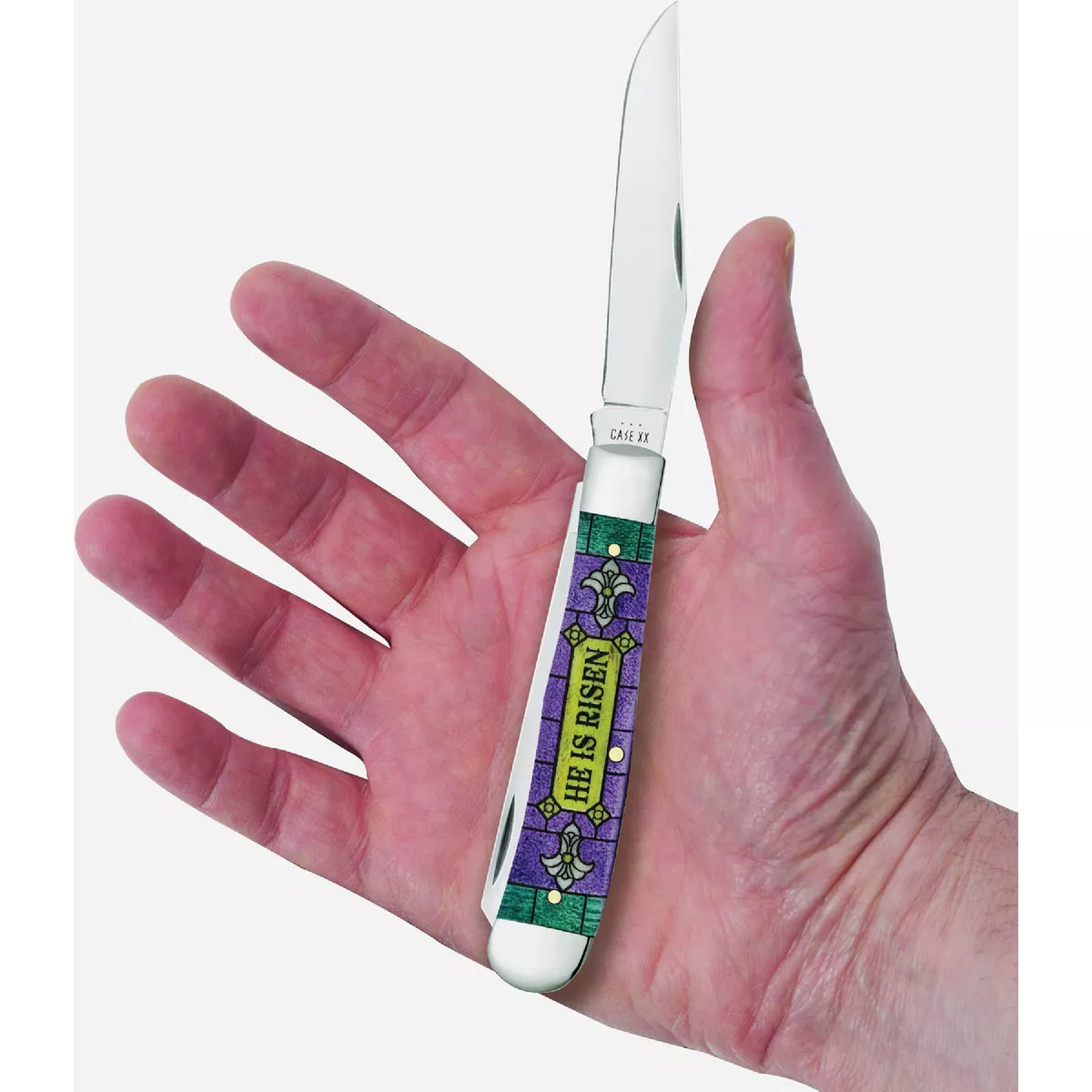 Case XX Easter Color-Wash Trapper Pocket Knife - photo 2