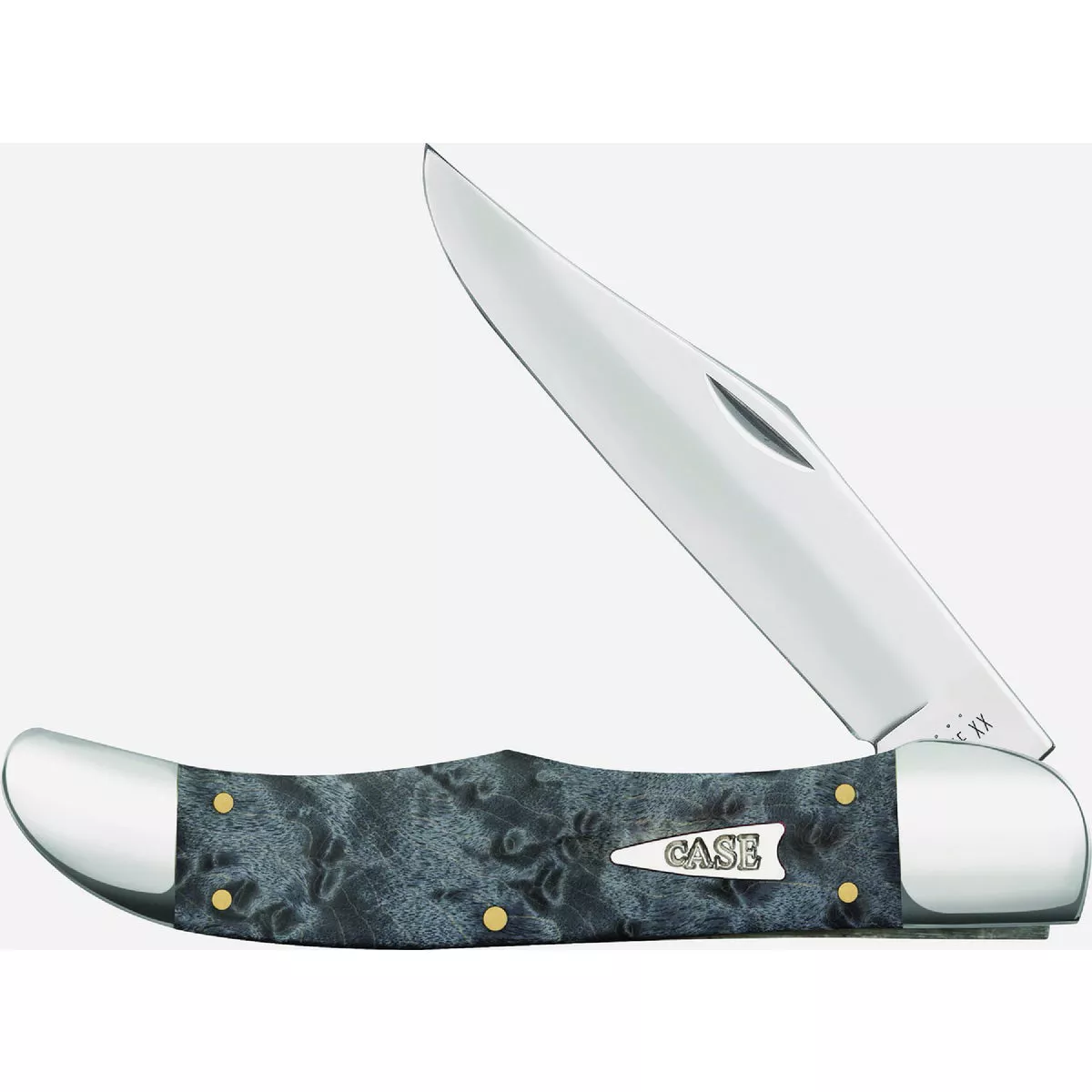 Case Folding Hunter Smooth Gray Birdseye Maple Pocket Knife