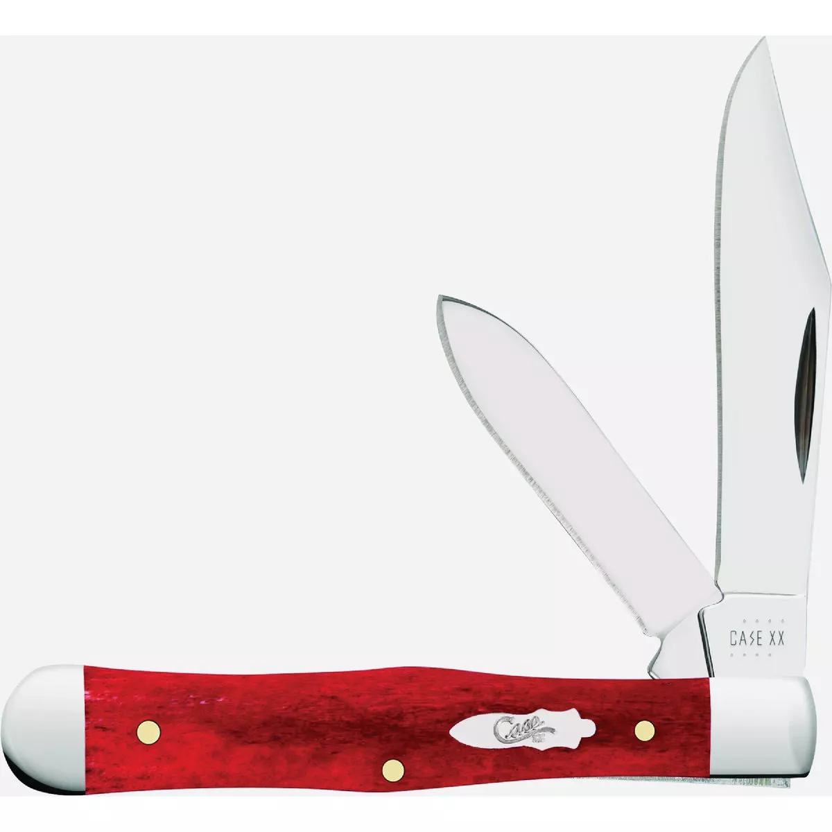 Case Swell Center Jack Smooth Old Red Bone Pocke Knife
