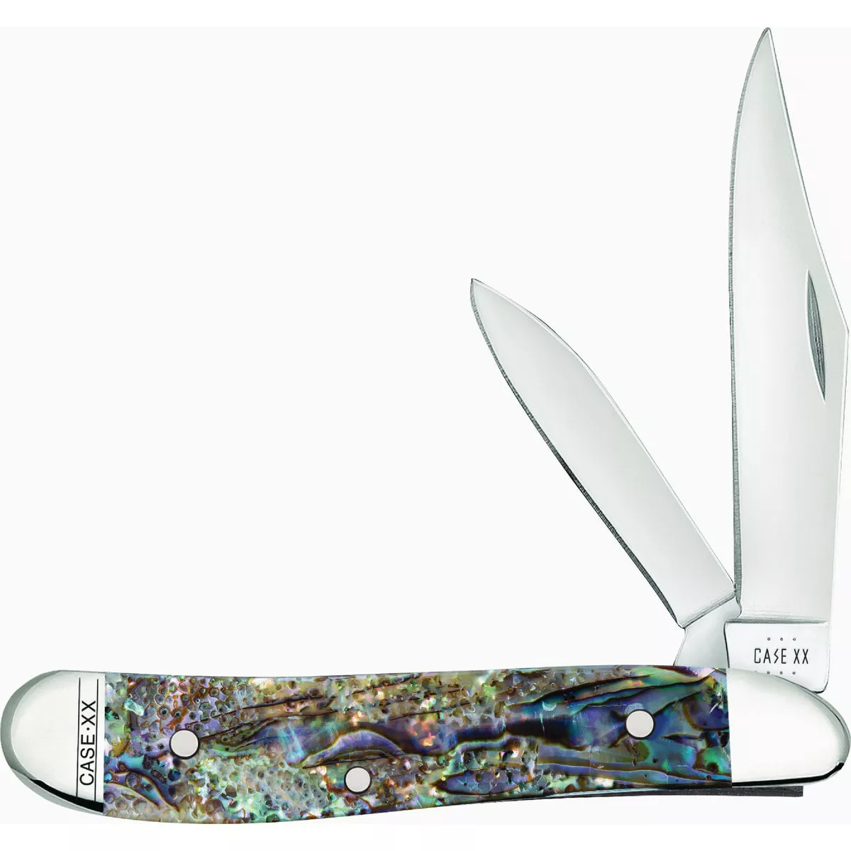 Case Abalone Smooth Peanut Pocket Knife