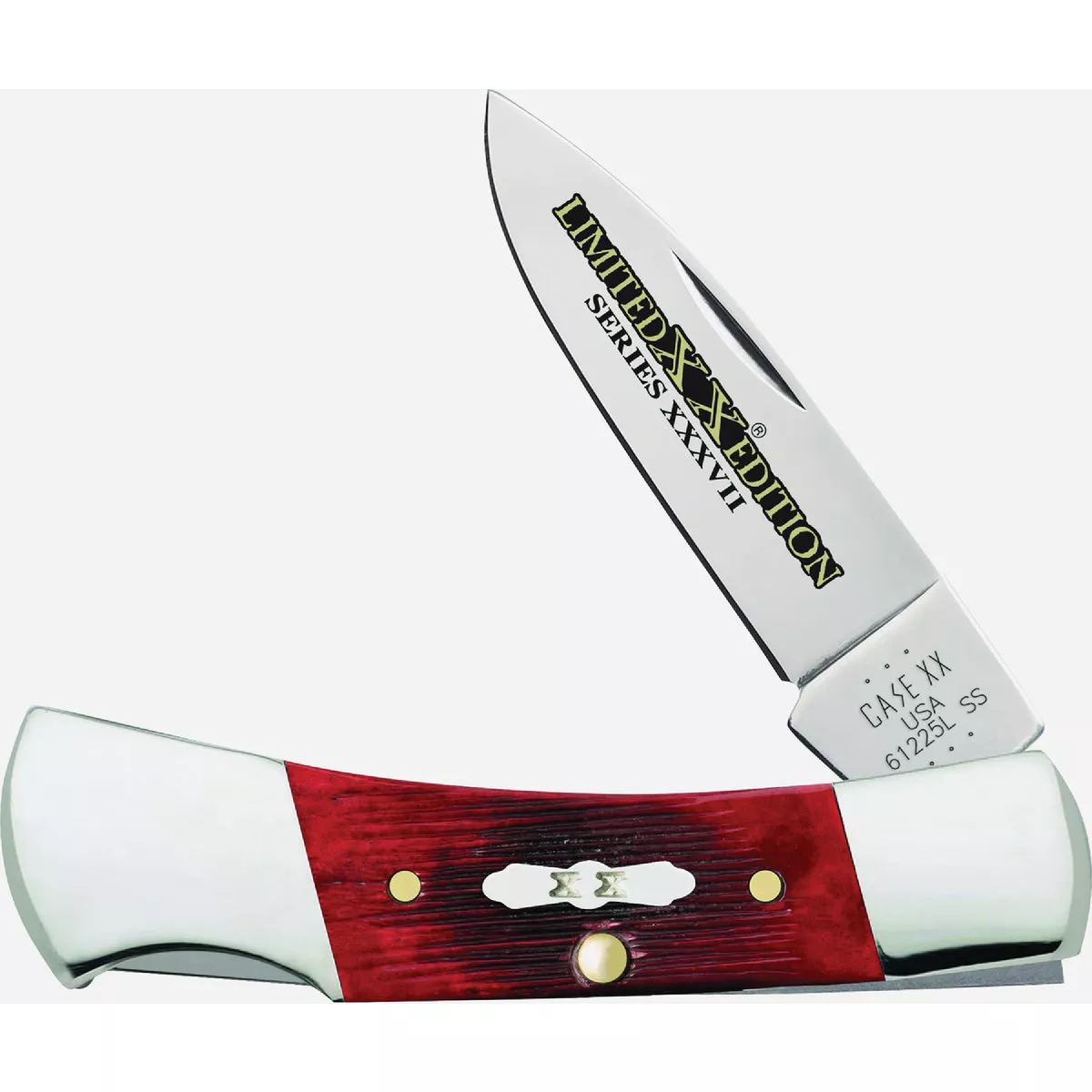 Case Limited XX Edition Old Red Bone Barnboard Jig Lockback Pocket Knife-