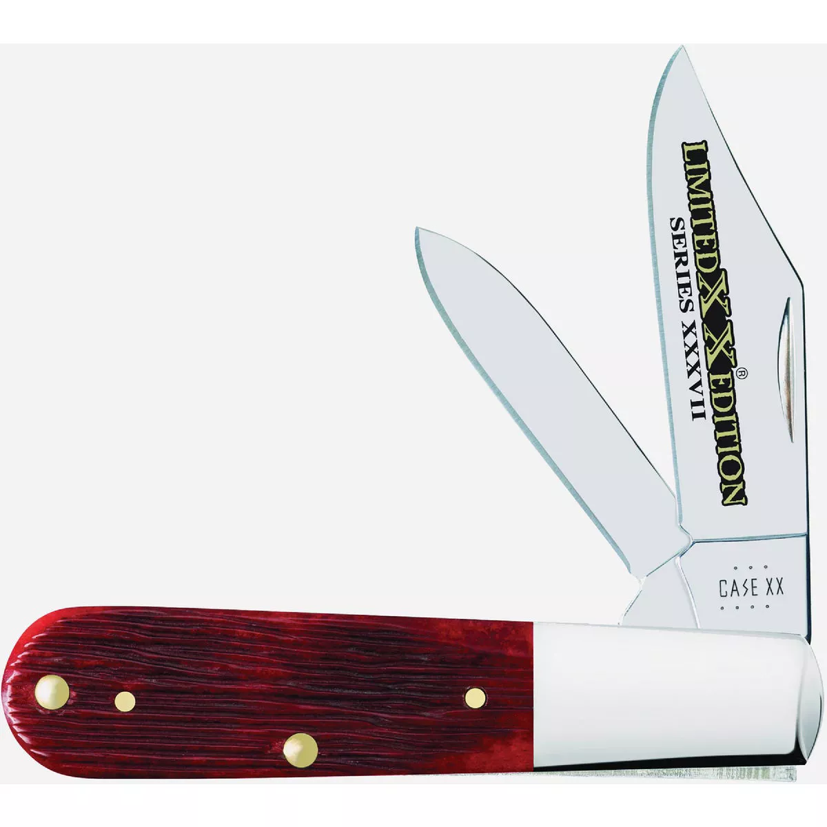 Case XX Barlow Barnboard Jig Old Red Bone Pocket Knife