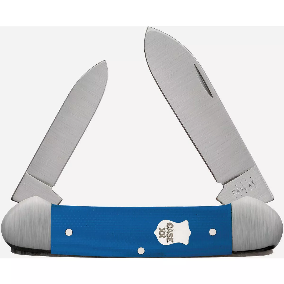 Case 2.6 In. Blue G-10 Smooth Canoe Pocket Knife- - photo 2