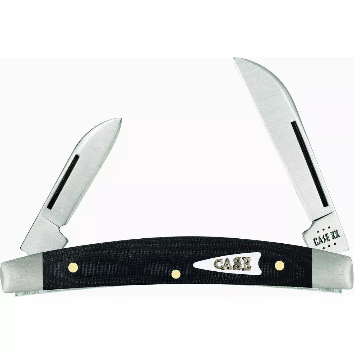 Case Black Micarta Smooth Small Congress Pocket Knife