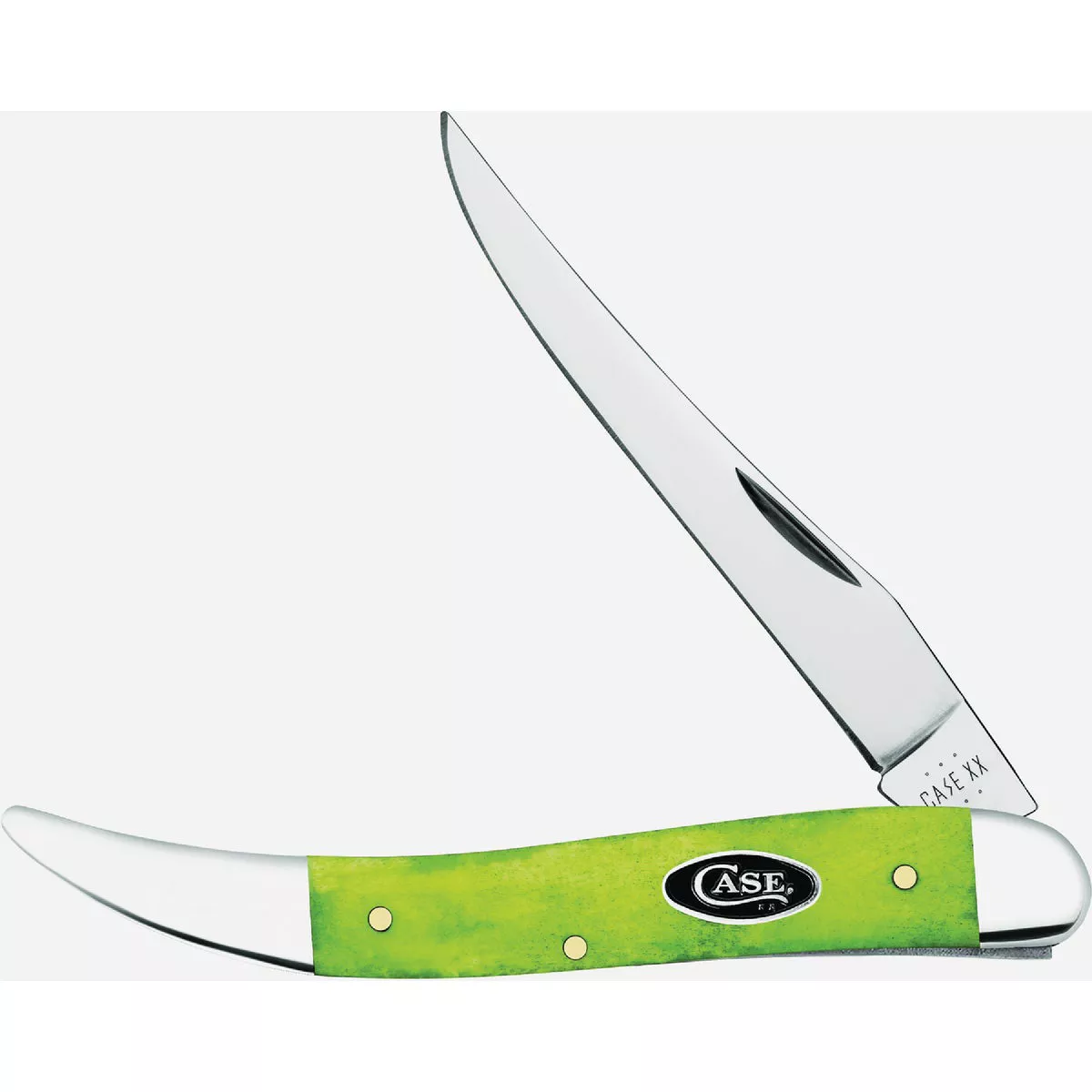 Case XX Medium Toothpick Green Apple Bone Pocket Knive