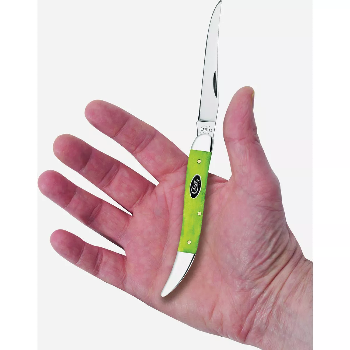 Case XX Medium Toothpick Green Apple Bone Pocket Knive - photo 2