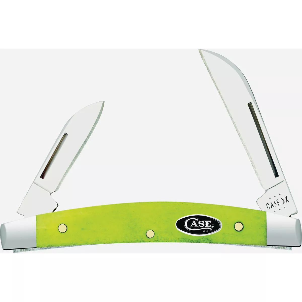 Case Smooth Green Apple Bone Small Congress Pocket Knife | True