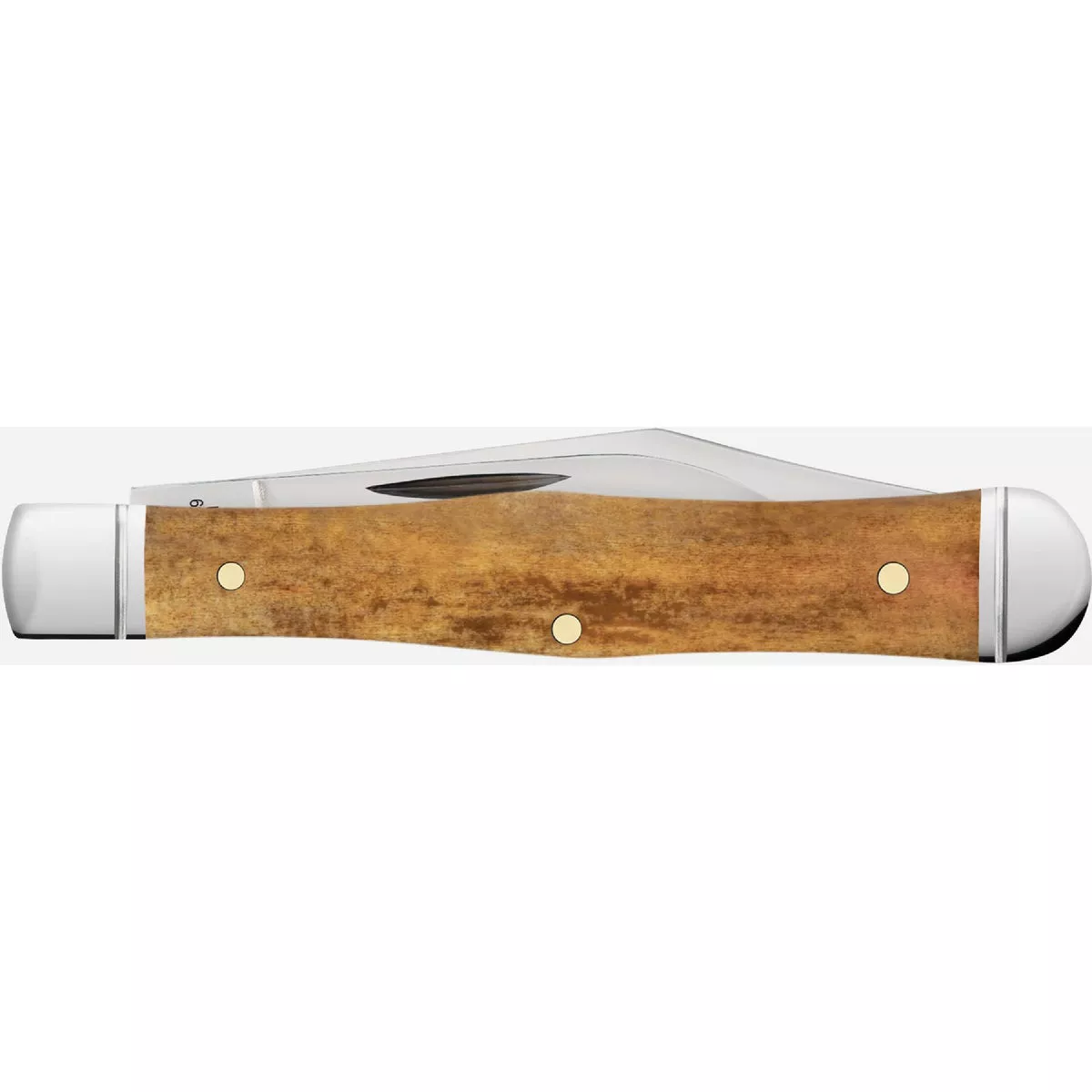 Case Small Swell Center Jack Antique Bone Pocket Knife